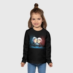 Детский лонгслив 3D Данте против Вергилия - фото 2