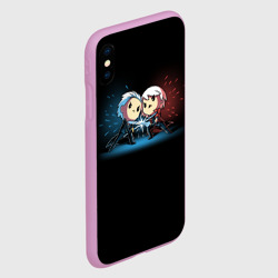 Чехол для iPhone XS Max матовый Данте против Вергилия - фото 2