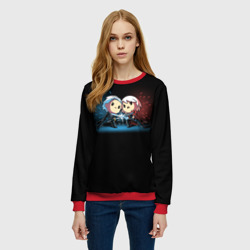 Женский свитшот 3D Данте против Вергилия - фото 2