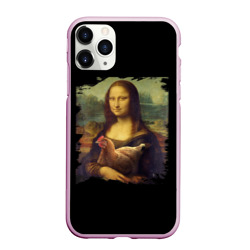 Чехол для iPhone 11 Pro матовый Mona Chicken Liza