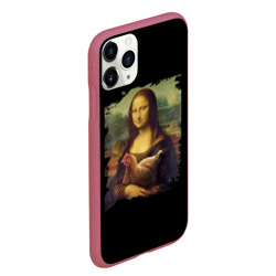 Чехол для iPhone 11 Pro Max матовый Mona Chicken Liza - фото 2