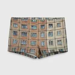 Детские купальные плавки 3D Хрущевка