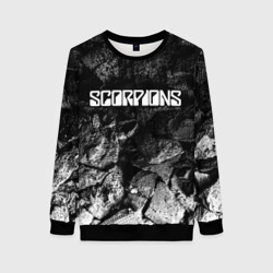 Женский свитшот 3D Scorpions black graphite