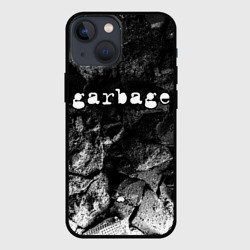 Чехол для iPhone 13 mini Garbage black graphite