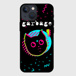 Чехол для iPhone 13 mini Garbage - rock star cat