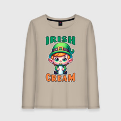 Женский лонгслив хлопок Irish Cream