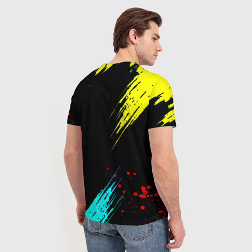 Мужская футболка 3D Suzuki краски абстрактные, цвет 3D печать - фото 4