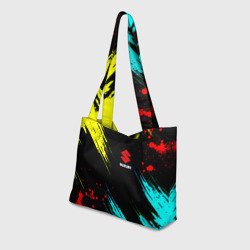 Пляжная сумка 3D Suzuki краски абстрактные - фото 2