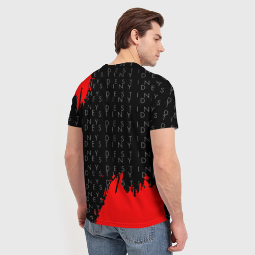 Мужская футболка 3D Дестини паттерн шутер краски, цвет 3D печать - фото 4