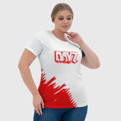 Женская футболка 3D Дейз зомби шутер, цвет 3D печать - фото 6
