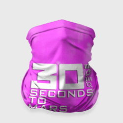 Бандана-труба 3D 30 seconds to mars pink