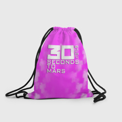 Рюкзак-мешок 3D 30 seconds to mars pink