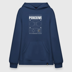 Худи SuperOversize хлопок Perceive streetwear