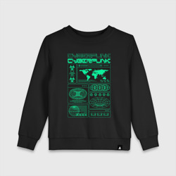 Детский свитшот хлопок Cyberpunk streetwear