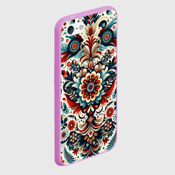 Чехол для iPhone 5/5S матовый Словенский паттерн - фото 2