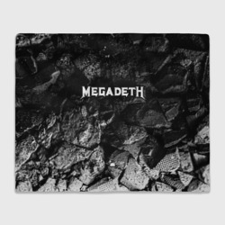 Плед 3D Megadeth black graphite