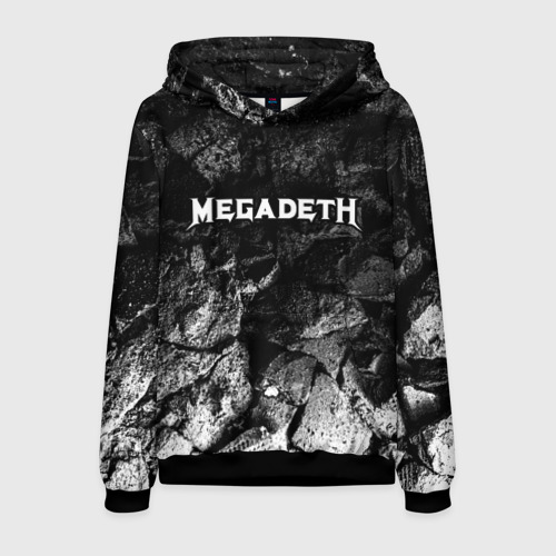 Мужская толстовка 3D Megadeth black graphite, цвет черный
