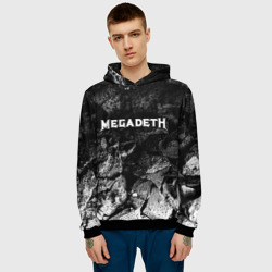 Мужская толстовка 3D Megadeth black graphite - фото 2