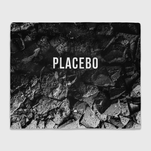 Плед 3D Placebo black graphite, цвет 3D (велсофт)