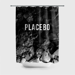 Штора 3D для ванной Placebo black graphite