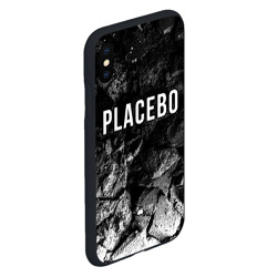 Чехол для iPhone XS Max матовый Placebo black graphite - фото 2