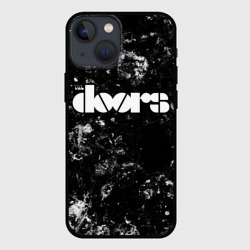 Чехол для iPhone 13 mini The Doors black ice