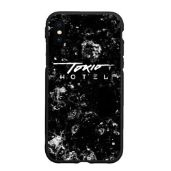 Чехол для iPhone XS Max матовый Tokio Hotel black ice