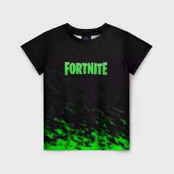 Fortnite краски зелёные – Детская футболка 3D с принтом купить со скидкой в -33%