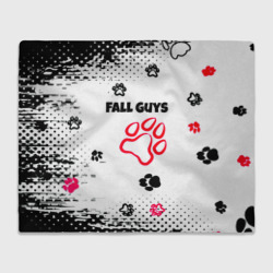 Плед 3D Fall Guys kids game pattern