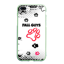 Чехол для iPhone 7Plus/8 Plus матовый Fall Guys kids game pattern