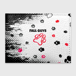 Обложка для студенческого билета Fall Guys kids game pattern