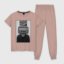 Женская пижама хлопок Radiohead human 