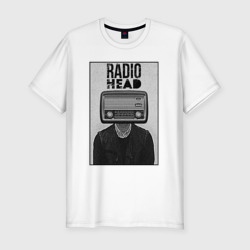Мужская футболка хлопок Slim Radiohead human 
