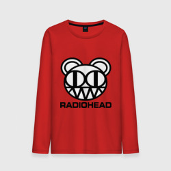 Мужской лонгслив хлопок Radiohead logo bear 