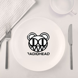 Набор: тарелка + кружка Radiohead logo bear  - фото 2