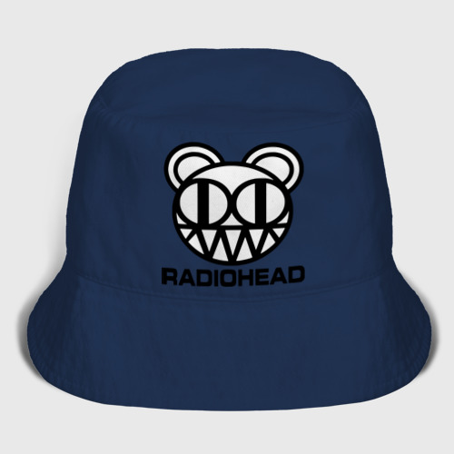 Детская панама хлопок Radiohead logo bear , цвет темно-синий