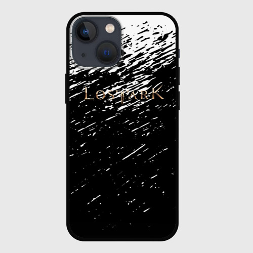 Чехол для iPhone 13 mini с принтом Lostark текстура краски, вид спереди #2