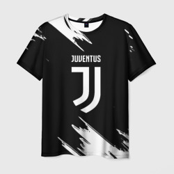 Мужская футболка 3D Juventus краски текстура