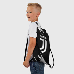 Рюкзак-мешок 3D Juventus краски текстура - фото 2