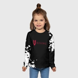 Детский лонгслив 3D V Rising краски - фото 2