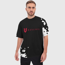 Мужская футболка oversize 3D V Rising краски - фото 2