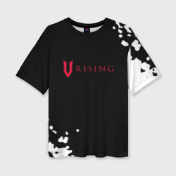 Женская футболка oversize 3D V Rising краски