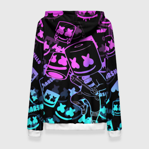 Женская толстовка 3D Marshmello neon pattern, цвет 3D печать - фото 2