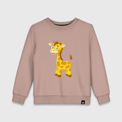 Милый пятнистый жираф – Детский свитшот хлопок с принтом купить со скидкой в -13%