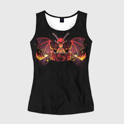 Женская майка 3D Дракон мастер - DnD