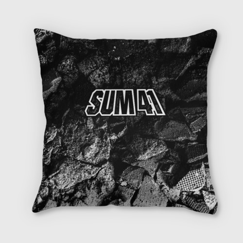 Подушка 3D Sum41 black graphite