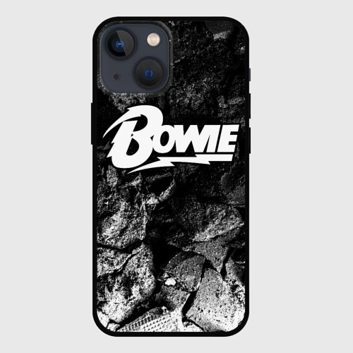 Чехол для iPhone 13 mini David Bowie black graphite