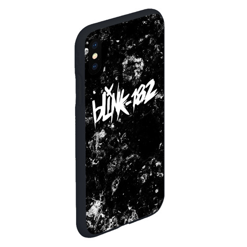 Чехол для iPhone XS Max матовый Blink 182 black ice - фото 3