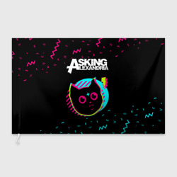 Флаг 3D Asking Alexandria - rock star cat