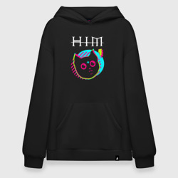 Худи SuperOversize хлопок HIM rock star cat